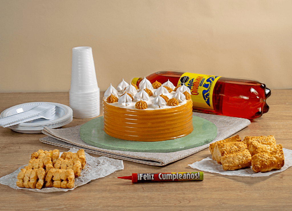 Pack de Cumpleaños Torta Arequipe