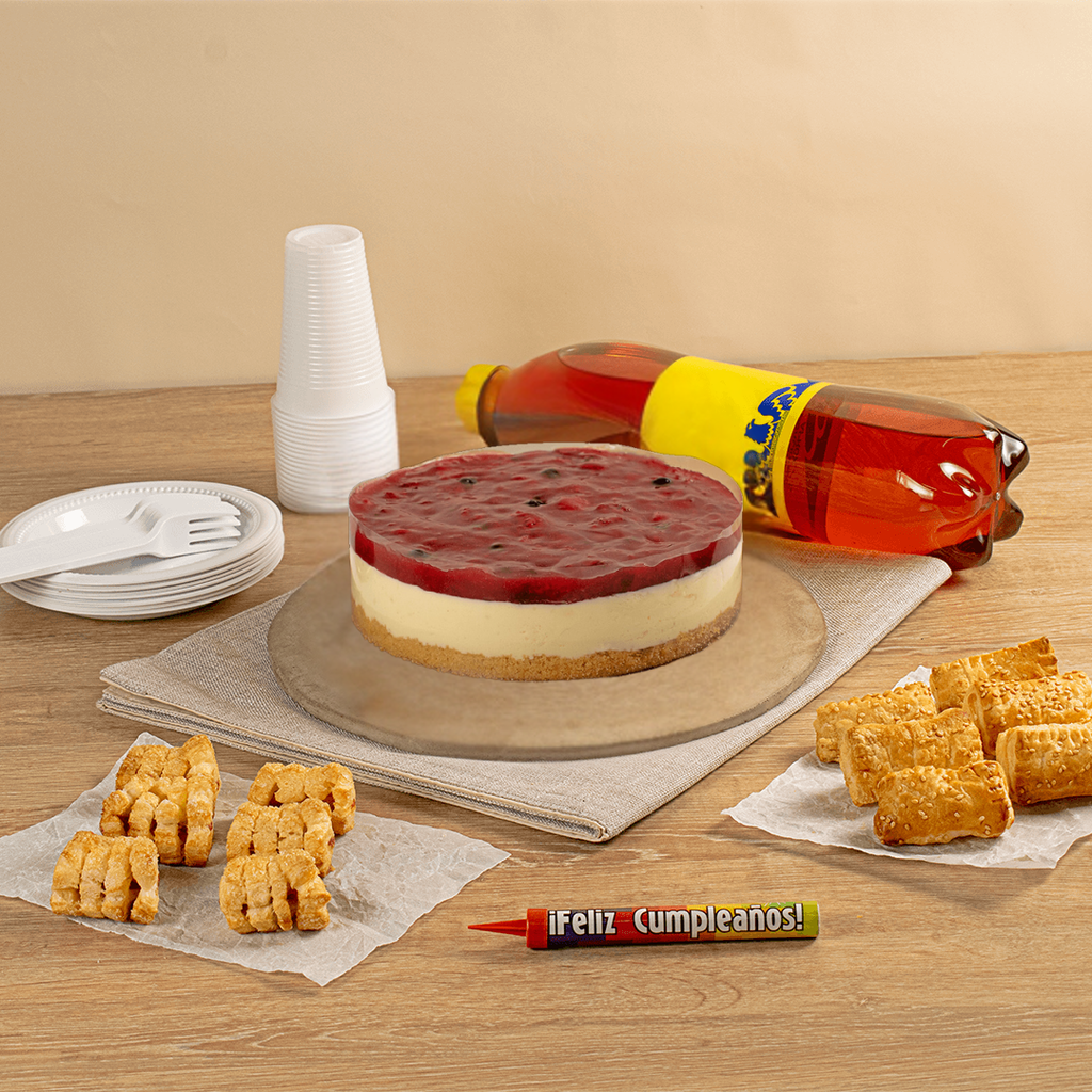 Pack de Cumpleaños Cheesecake Frutos Rojos